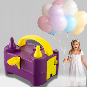 AL-Mustarziq Electric Balloon Pump with UK Plug- Portable Balloon Inflator Pump Machine with Dual Nozzle for Fast Balloons Inflation - Image 9