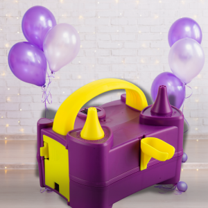 AL-Mustarziq Electric Balloon Pump with UK Plug- Portable Balloon Inflator Pump Machine with Dual Nozzle for Fast Balloons Inflation - Image 10